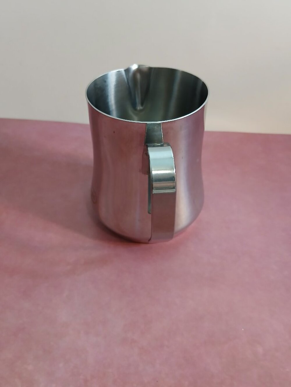 DeLonghi Stainless Steel Milk Frothing Pitcher/Creamer 8 oz-Italy - Picture 2 of 7